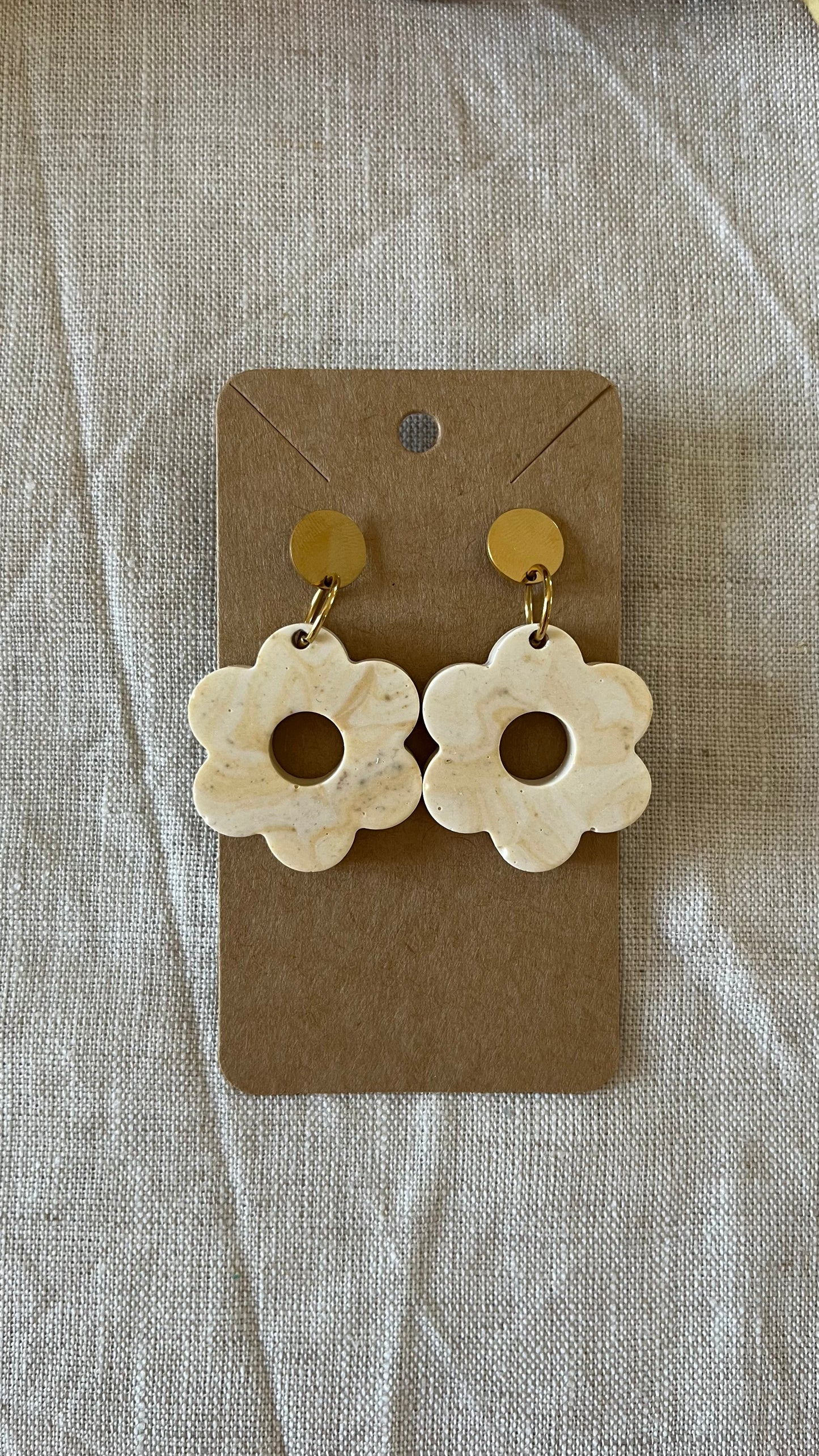Boucles d'oreilles - Les marguerites