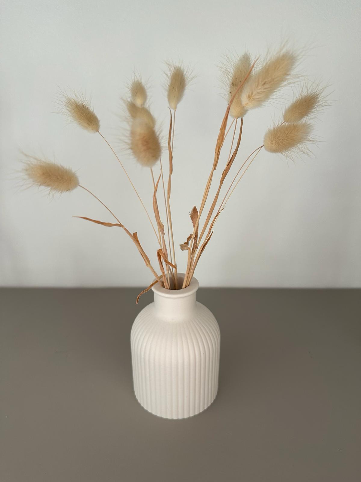 Vase strié