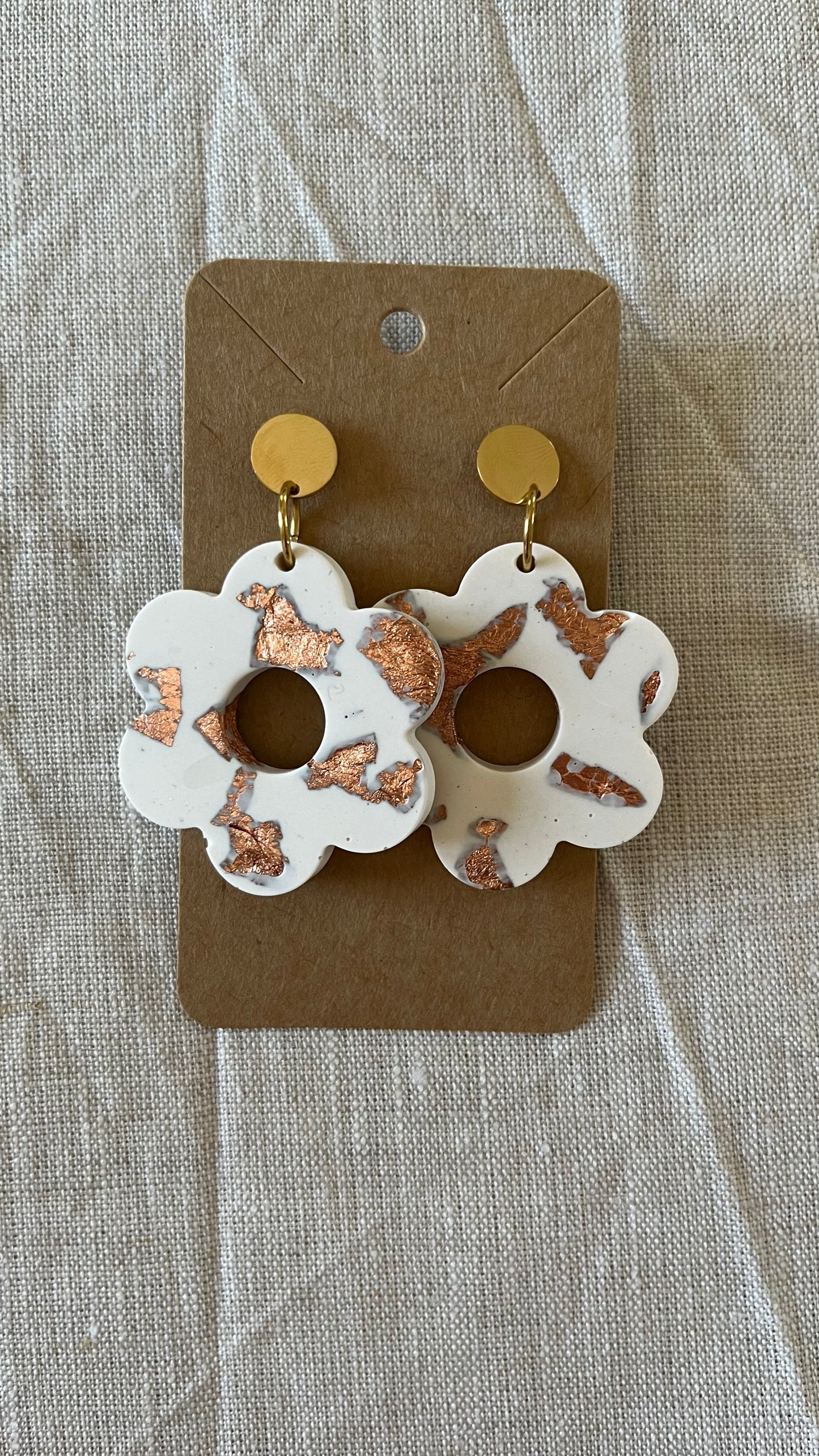 Boucles d'oreilles - Les maxi marguerites