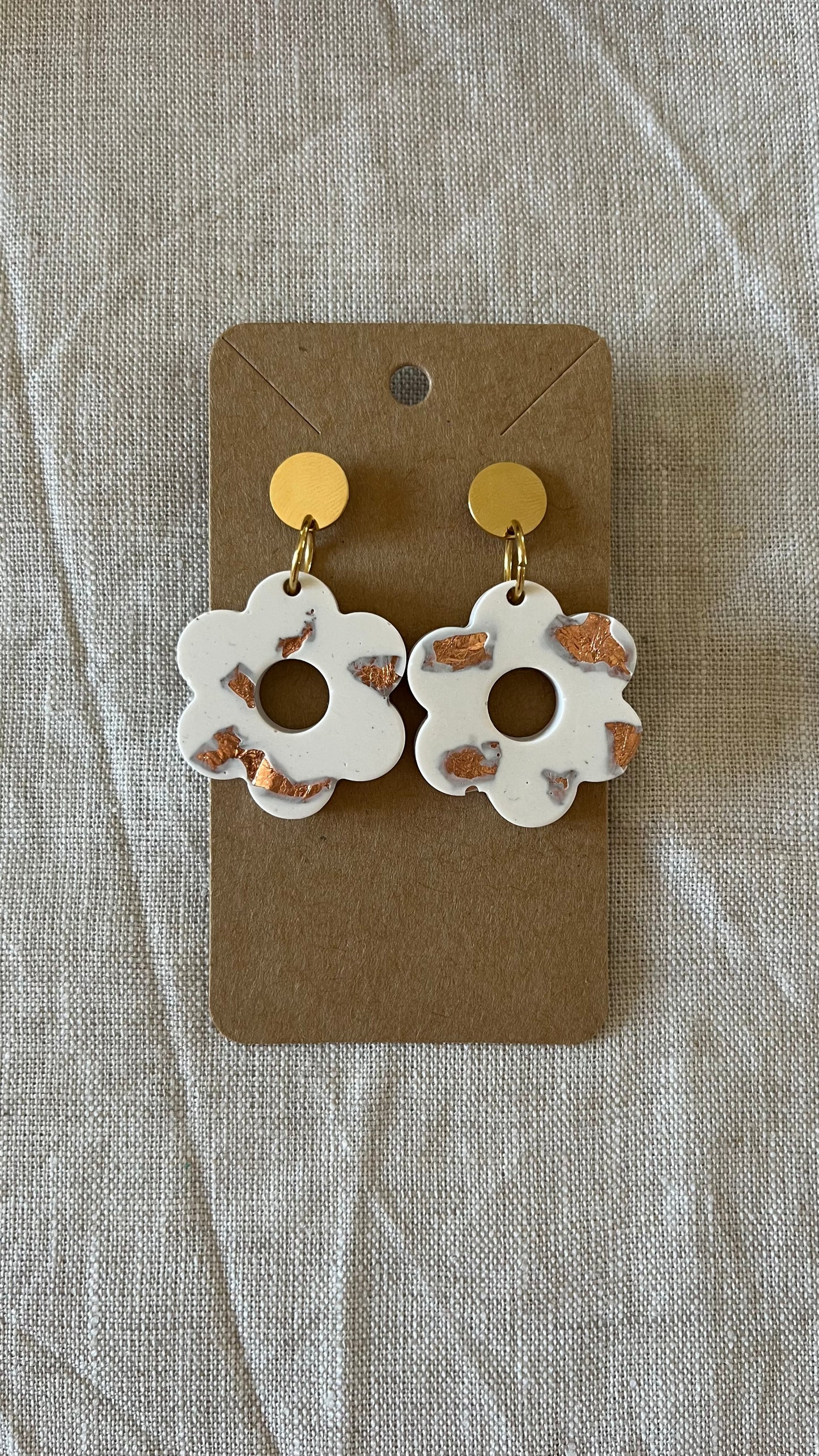 Boucles d'oreilles - Les marguerites