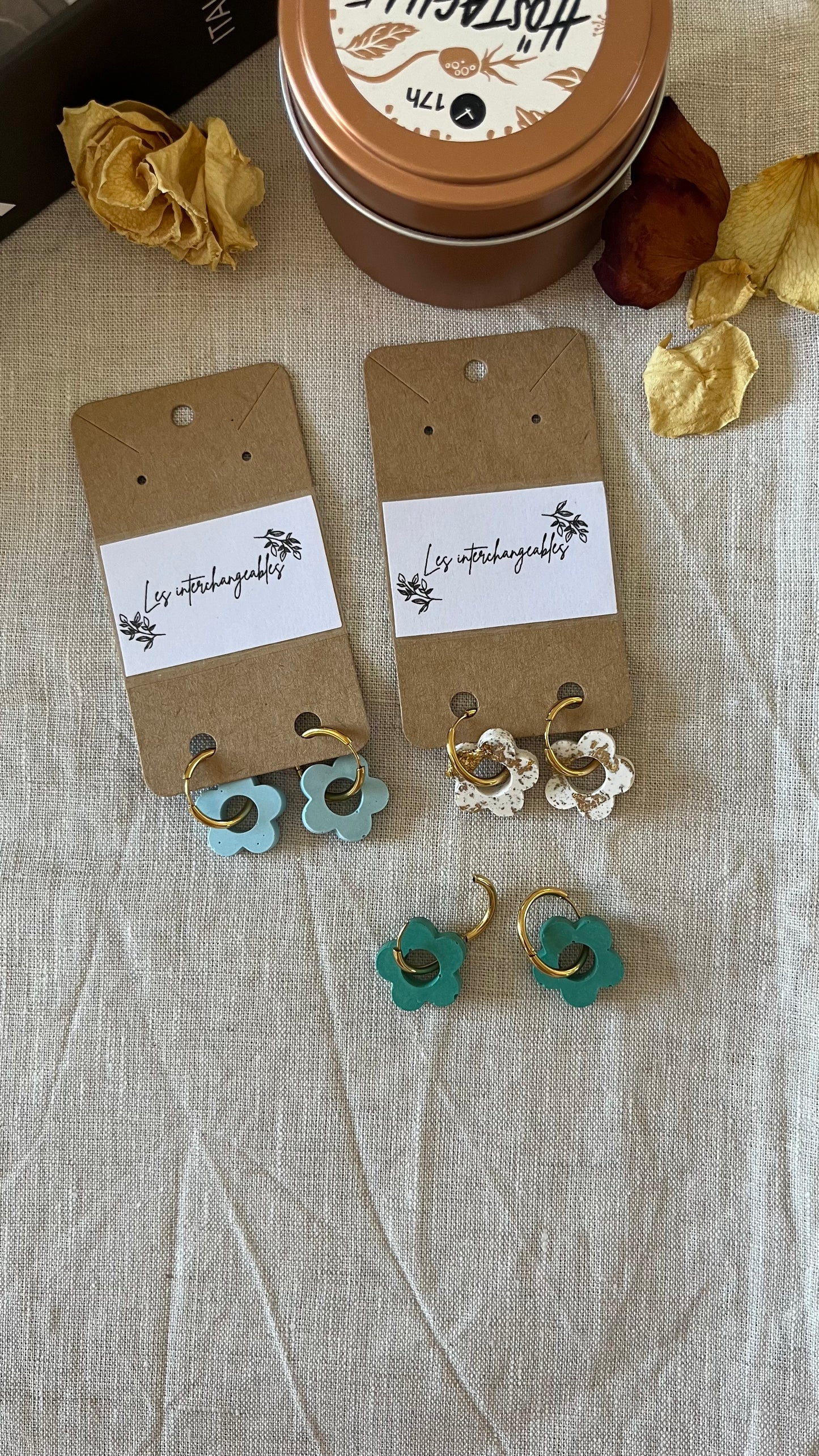 Boucles d'oreilles - Les interchangeables