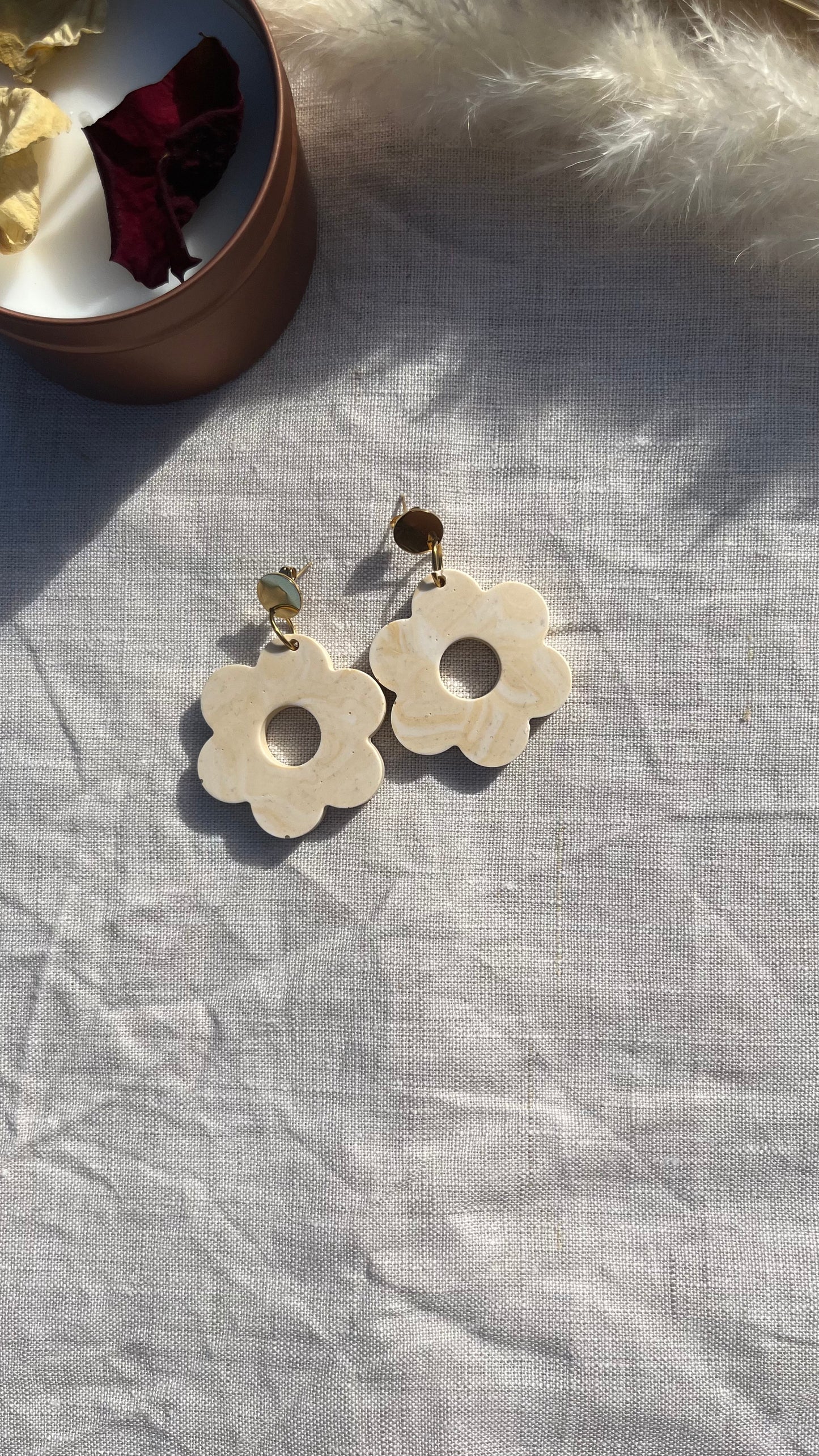 Boucles d'oreilles - Les maxi marguerites