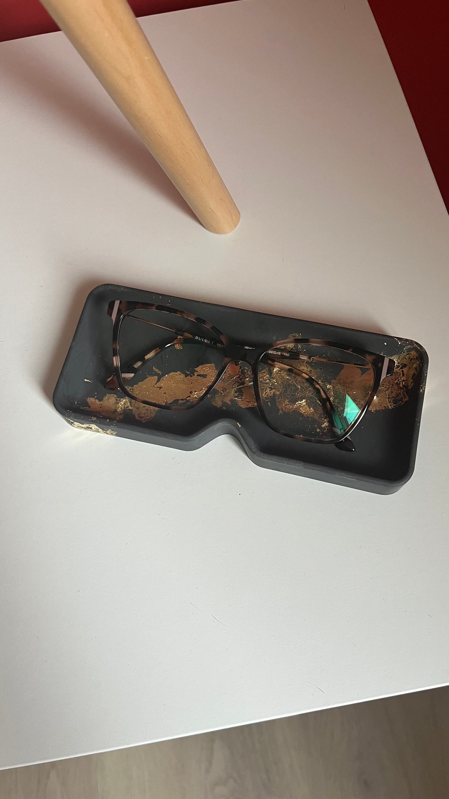 Support lunettes carré