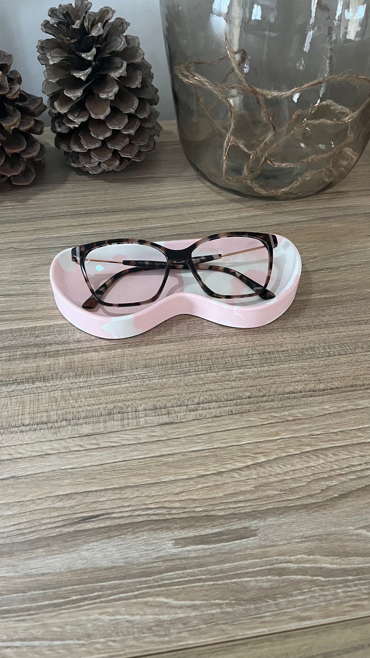 Support lunettes rond