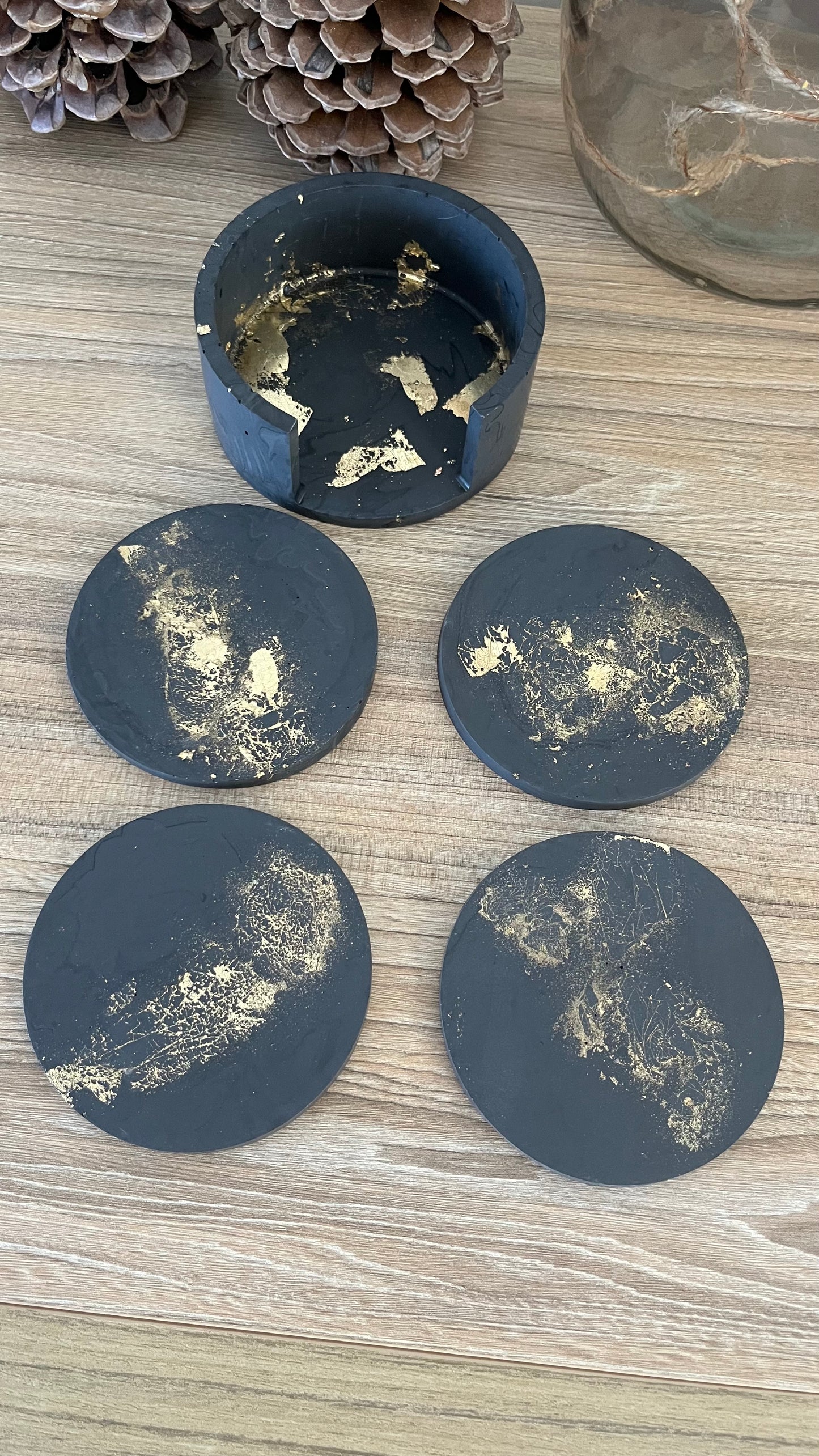 Sous verres avec socle