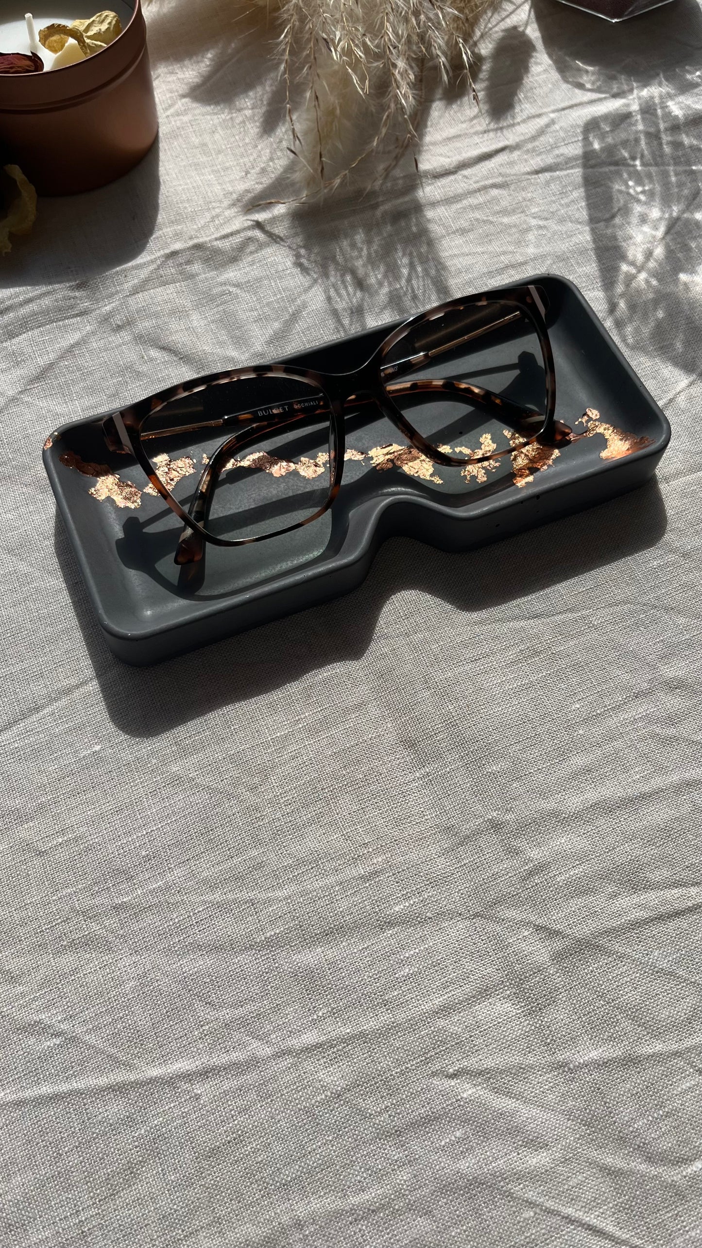Support lunettes carré