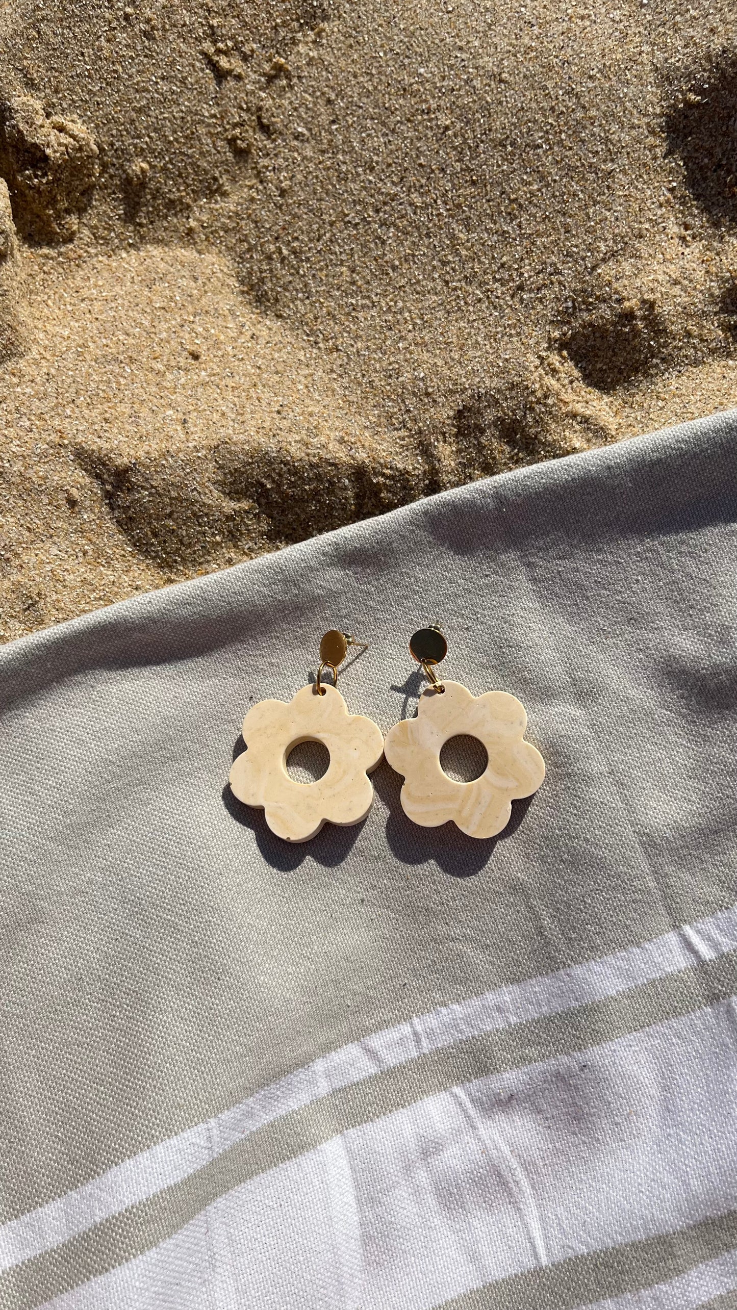Boucles d'oreilles - Les maxi marguerites