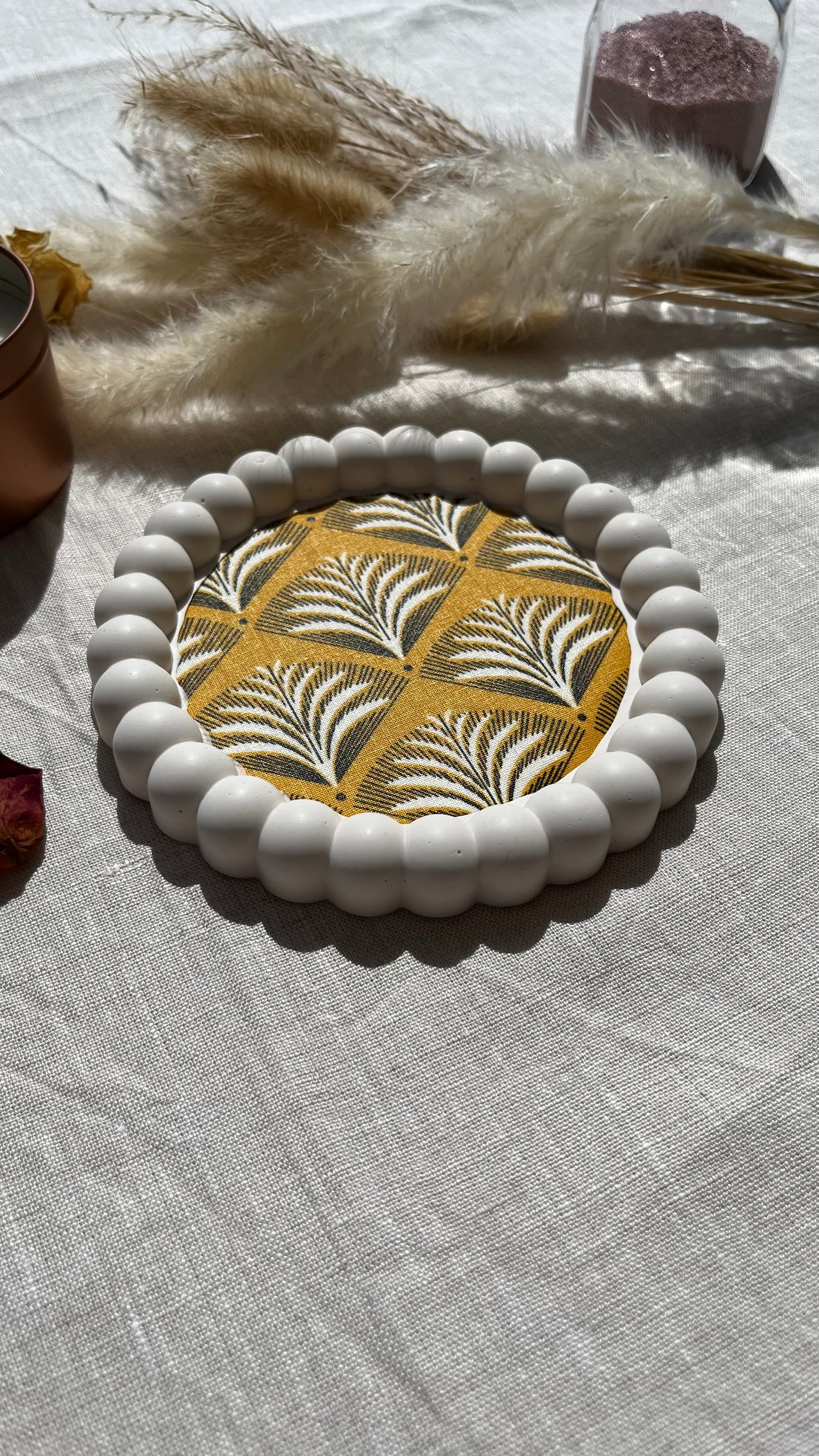 Plateau rond boules
