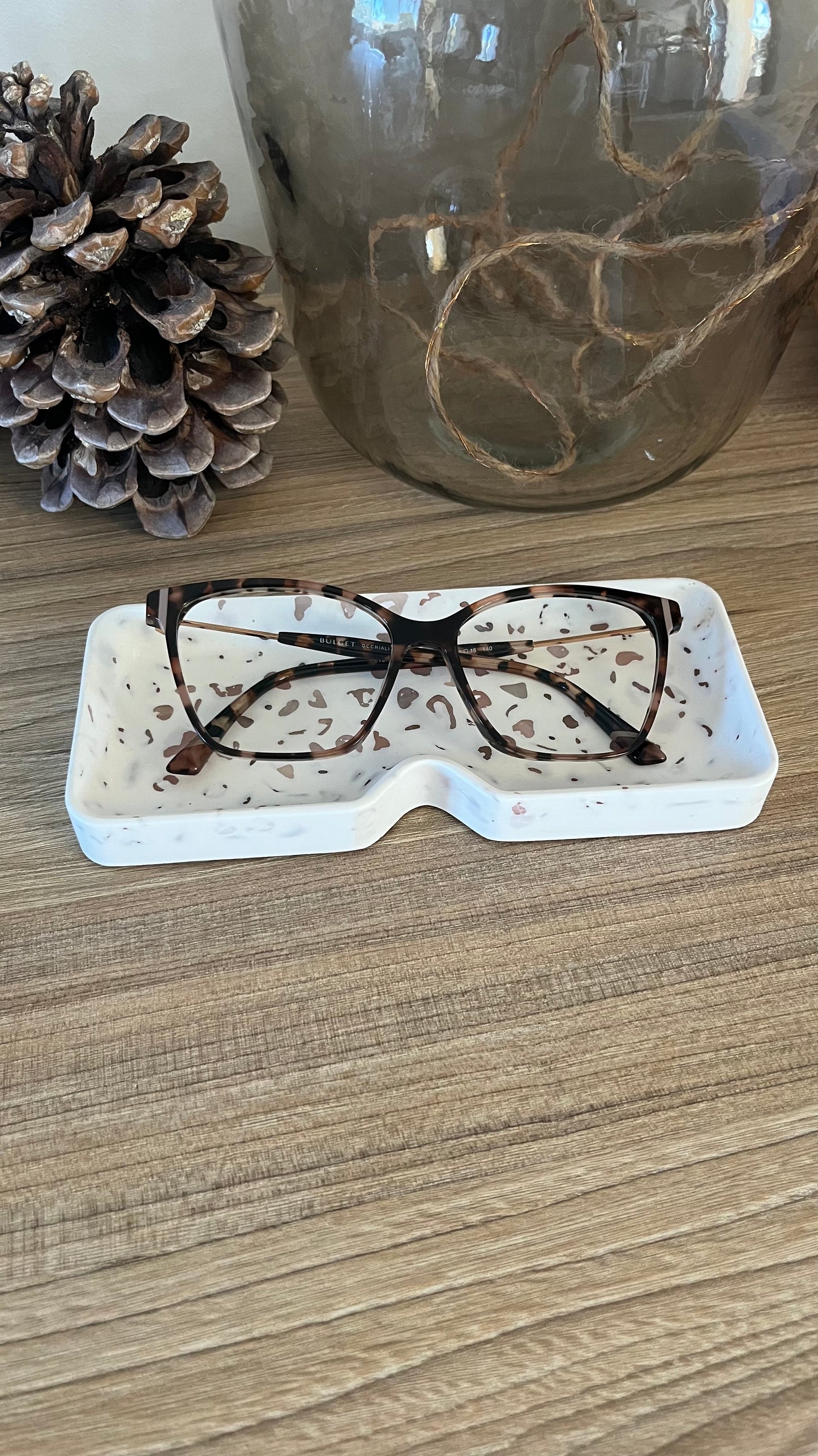 Support lunettes carré