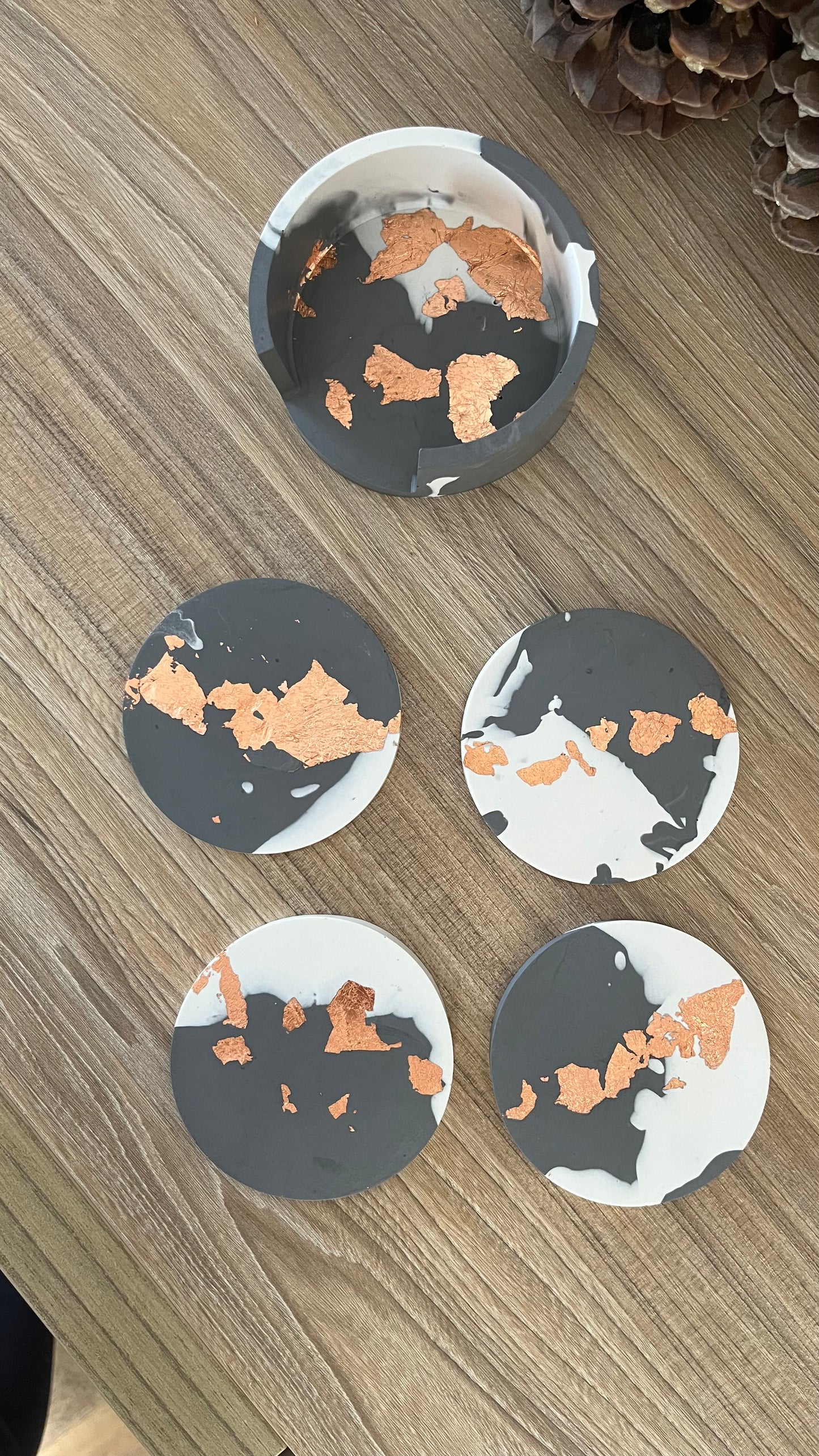 Sous verres avec socle