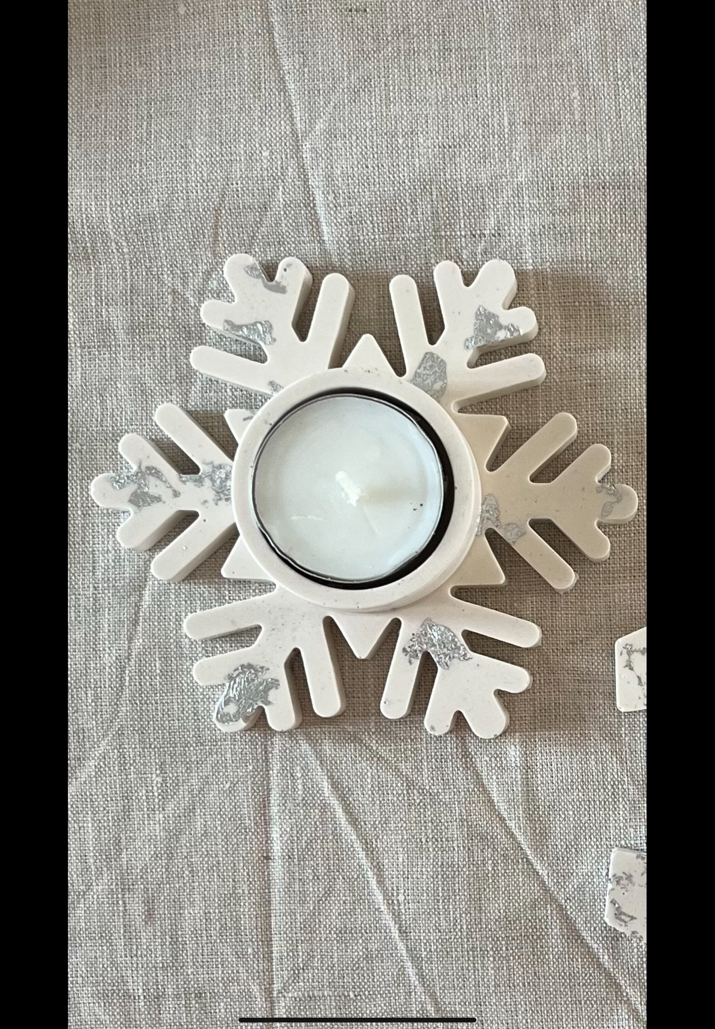 Bougeoir flocons