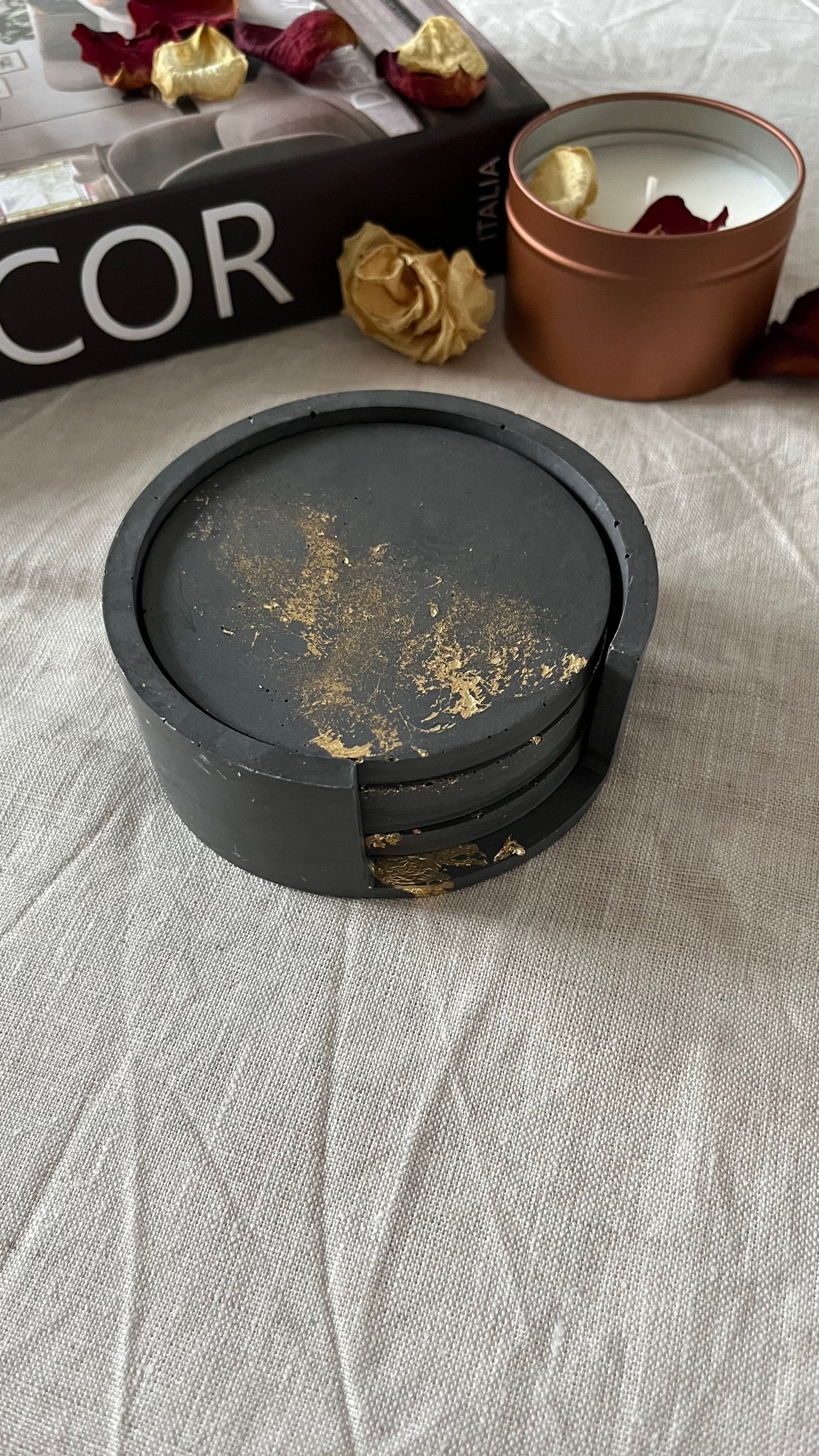 Sous verres avec socle
