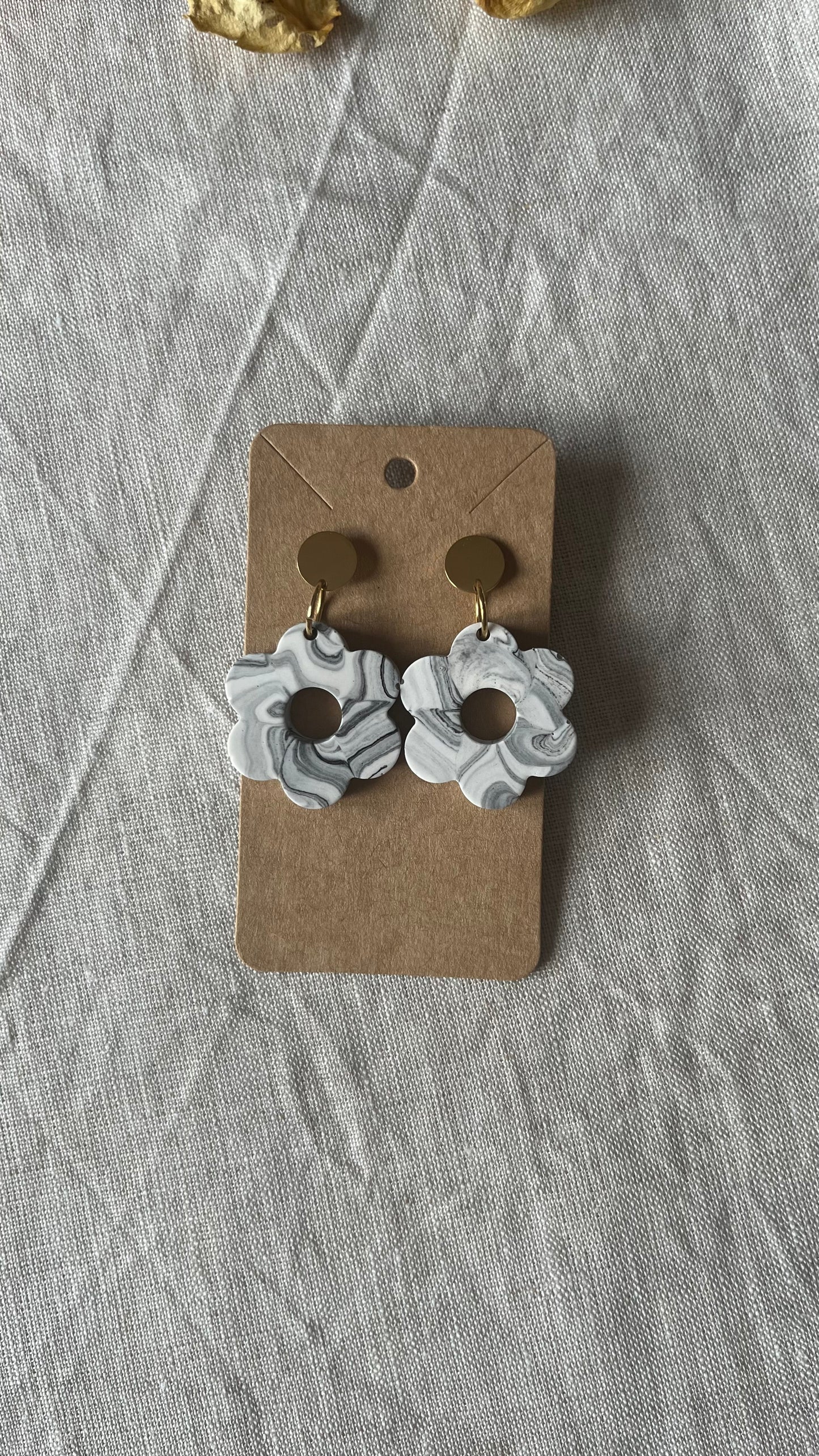 Boucles d'oreilles - Les marguerites