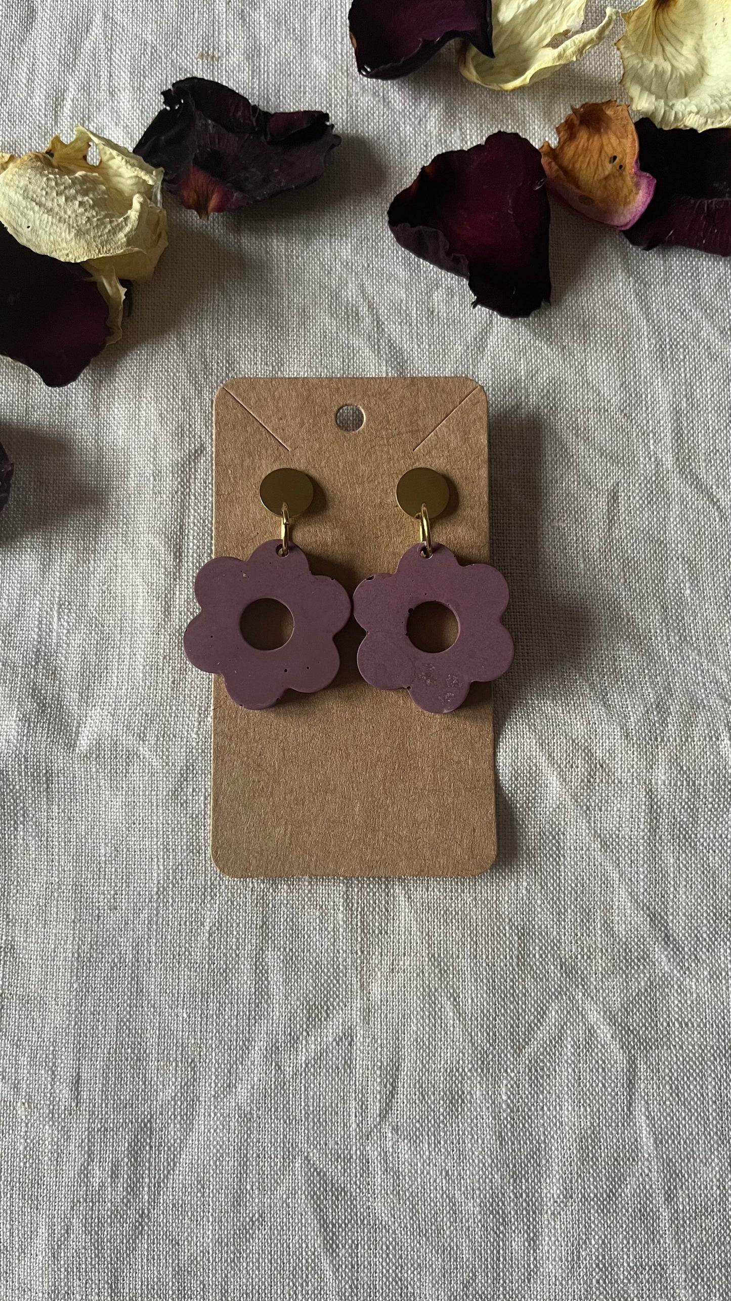 Boucles d'oreilles - Les marguerites