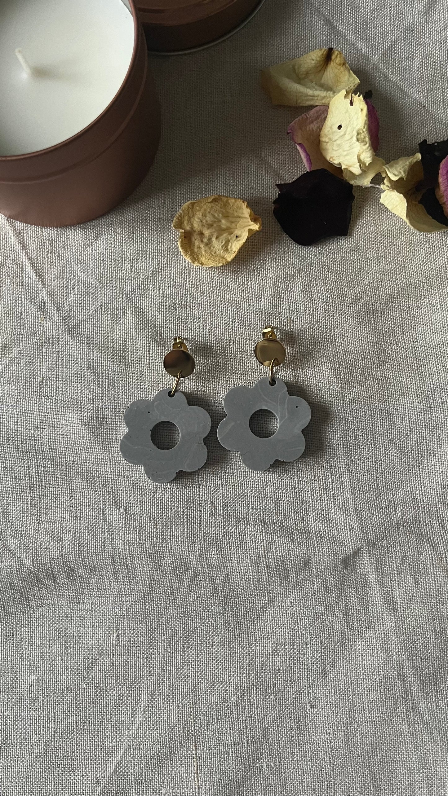 Boucles d'oreilles - Les marguerites