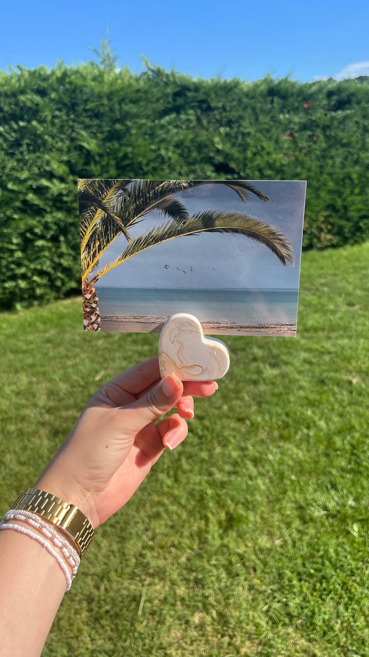 Support photos cœur
