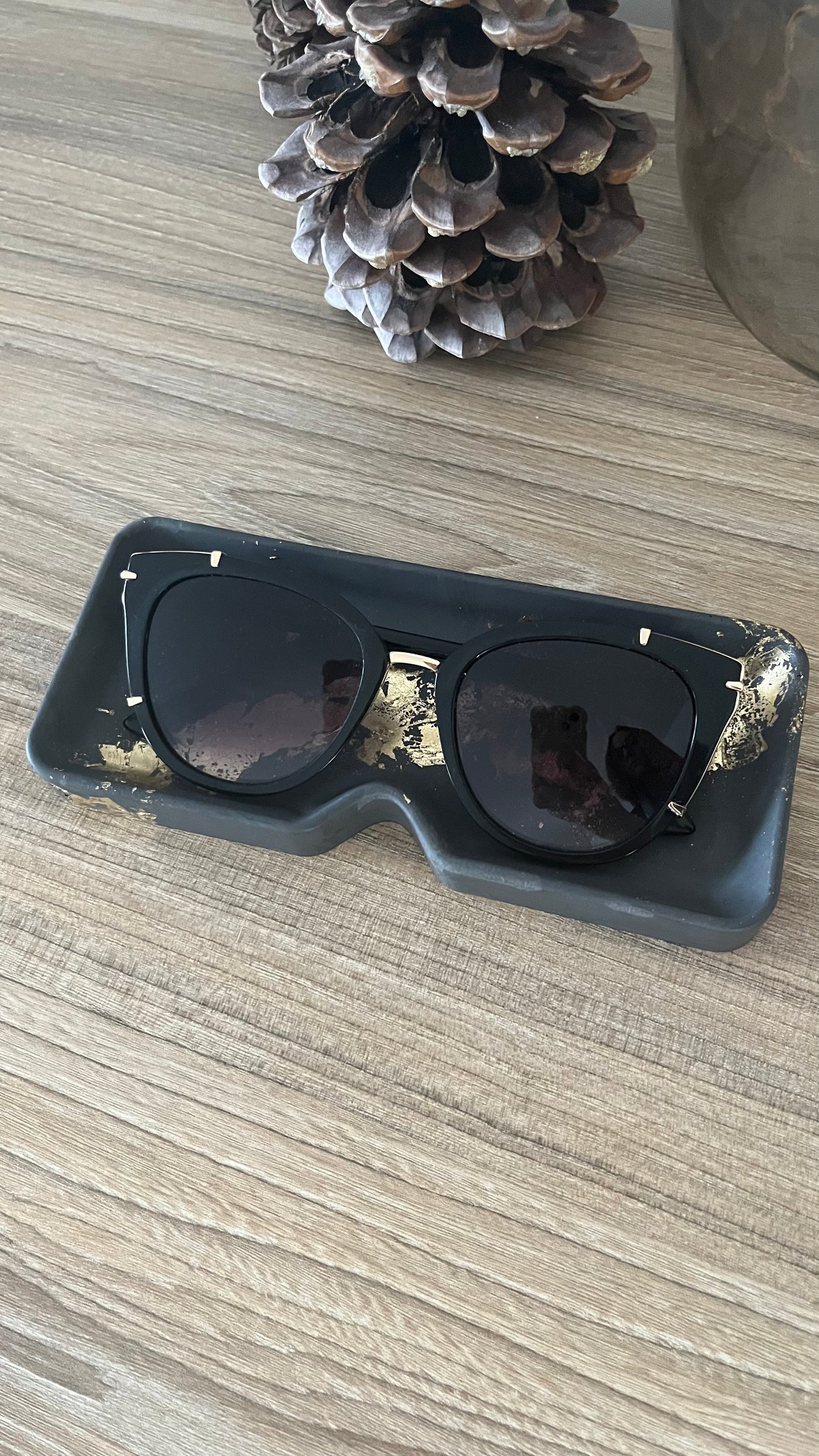 Support lunettes carré