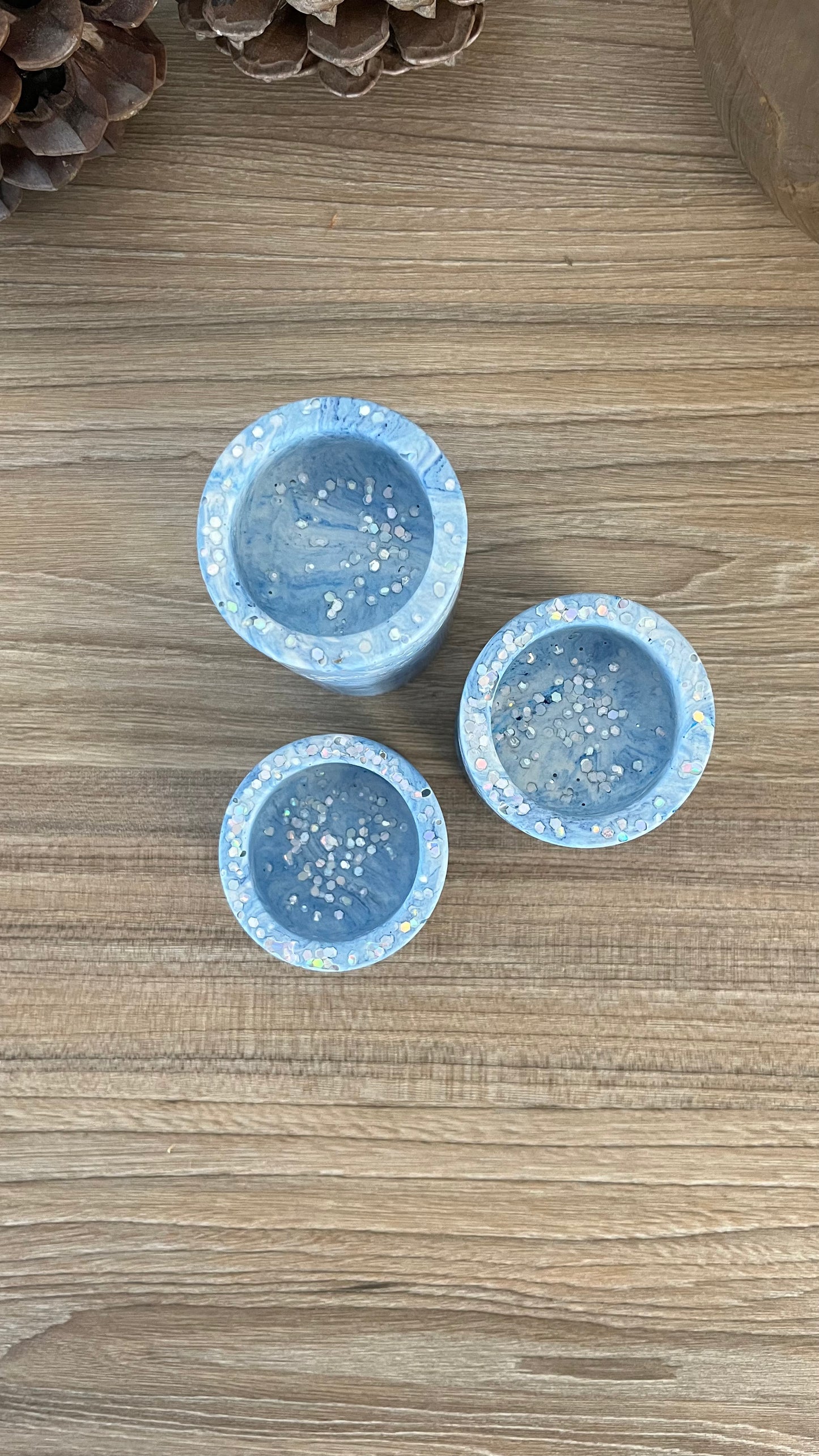 Trio bougeoirs