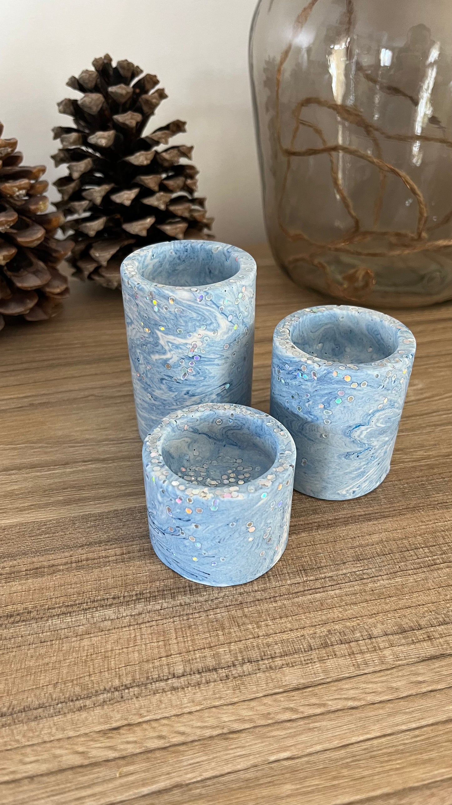 Trio bougeoirs