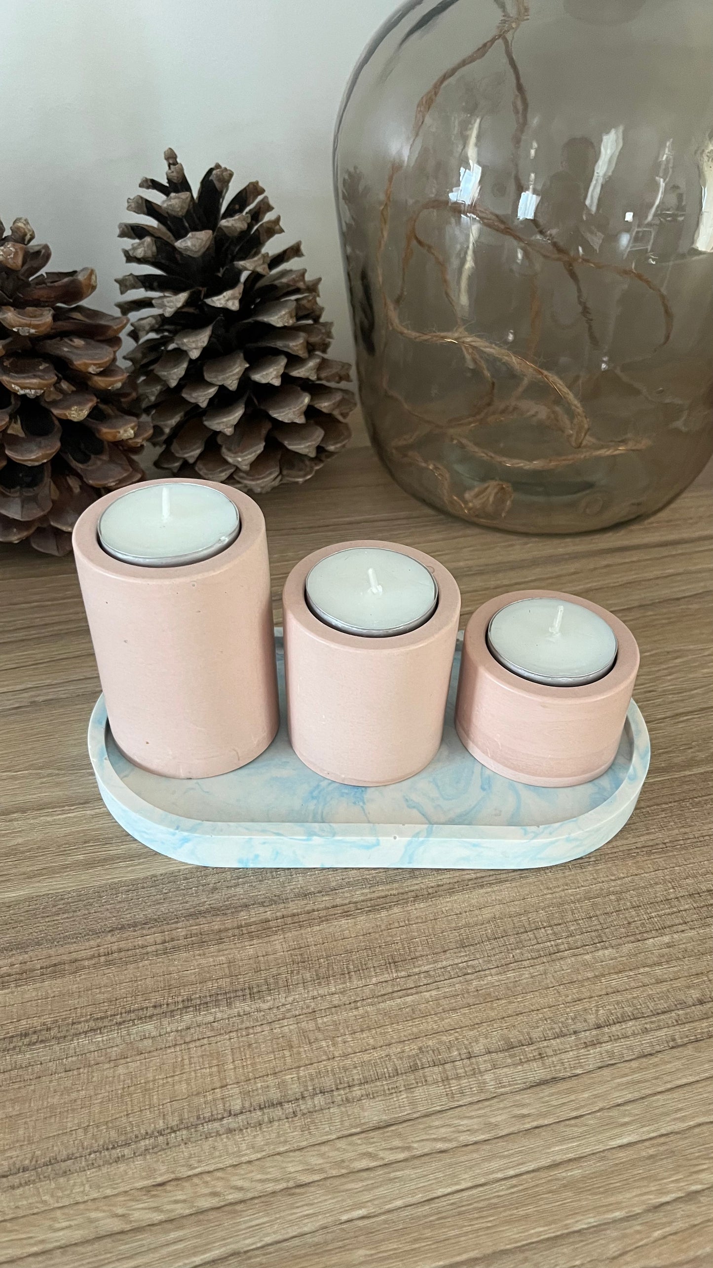 Trio bougeoirs