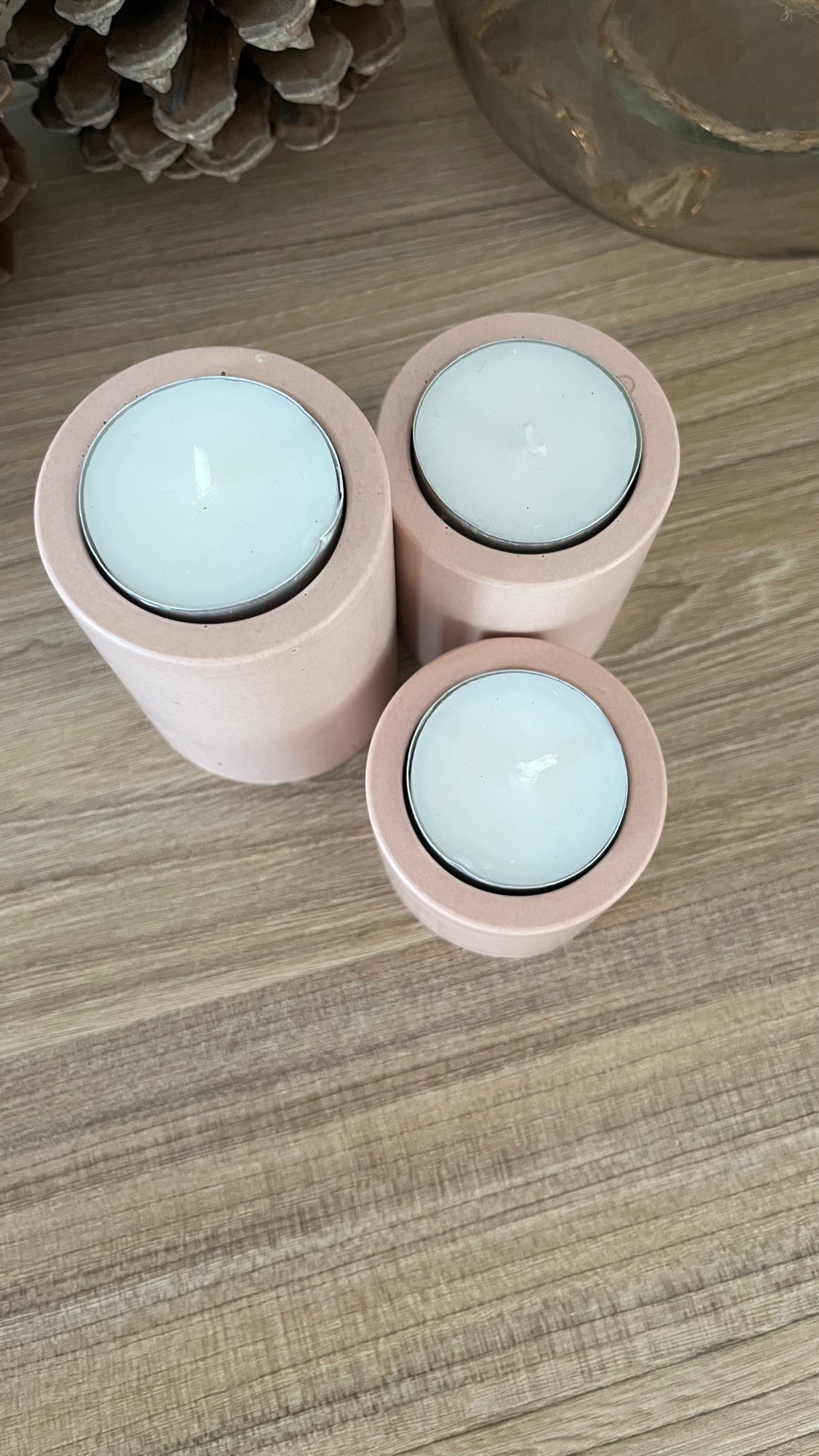 Trio bougeoirs