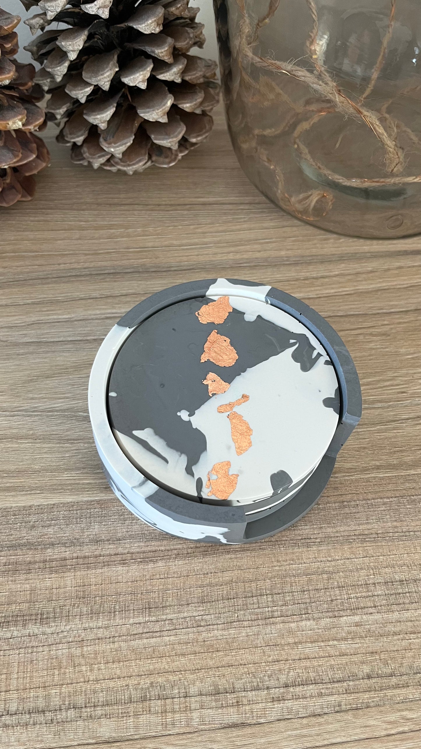 Sous verres avec socle